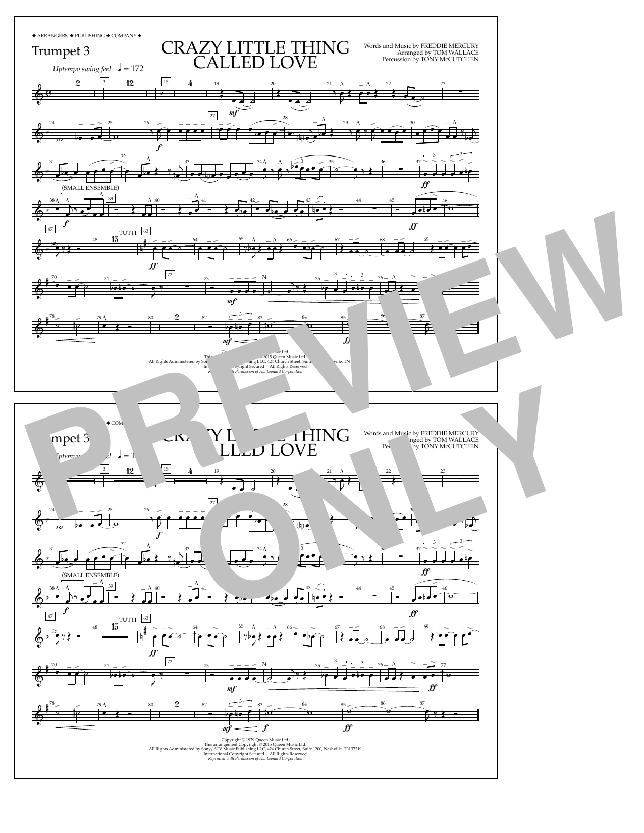 Produktbild zu: Crazy Little Thing Called Love - Trumpet 3