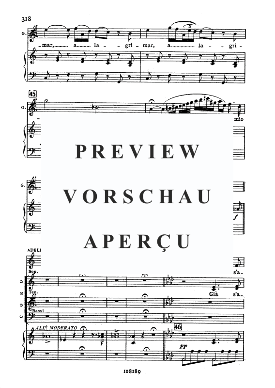 Produktgalerie: Seite 6 von 6 Tu vedrai la sventurata, , Tenor und Klavier
