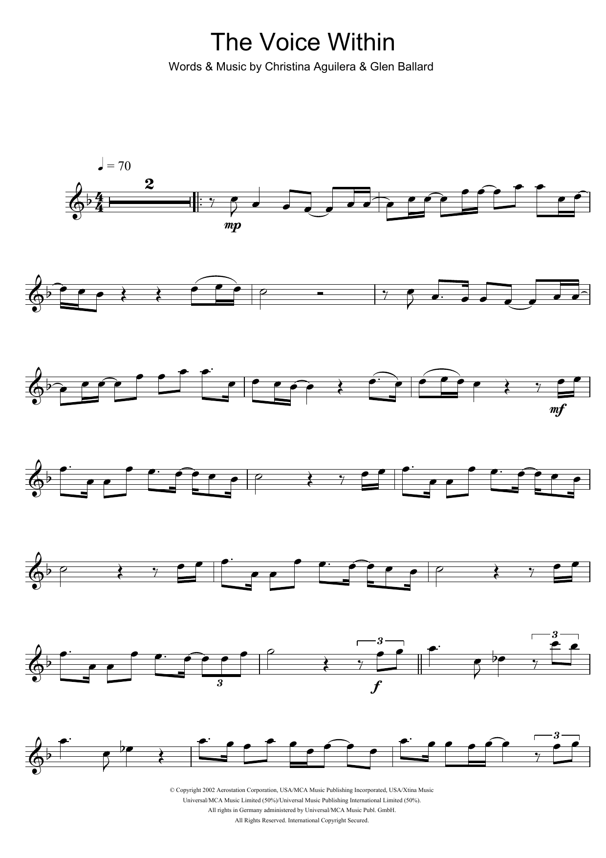 Product gallery: Page 1 of 1 The Voice Within, Christina Aguilera