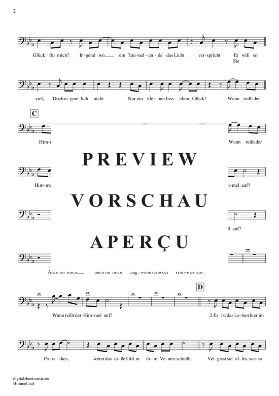 Product gallery: Page 3 of 4 Himmel auf , Silbermond, (Posaune / Bariton)