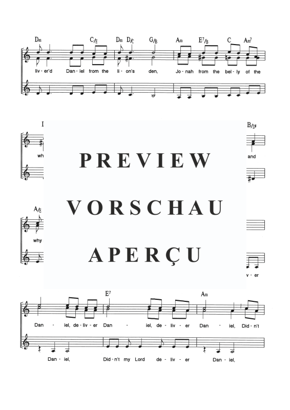 Produktgalerie: Seite 4 von 5 Didn´t My Lord Deliver Daniel, , Frauenchor SSA