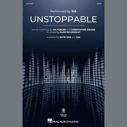 Produktbild zu: Unstoppable (arr. Alan Billingsley)
