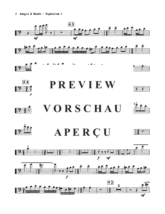 Product gallery: Page 16 of 21 Adagio and Rondo , , (Tuba Quartett EETT)