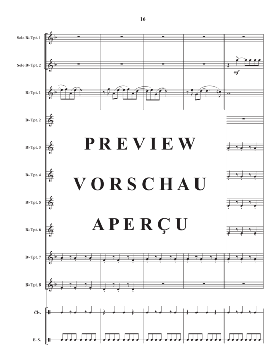 Product gallery: Page 18 of 21 Ripples , , (trumpet ensemble, 8 parts + 2x trumpet in Bb solo)