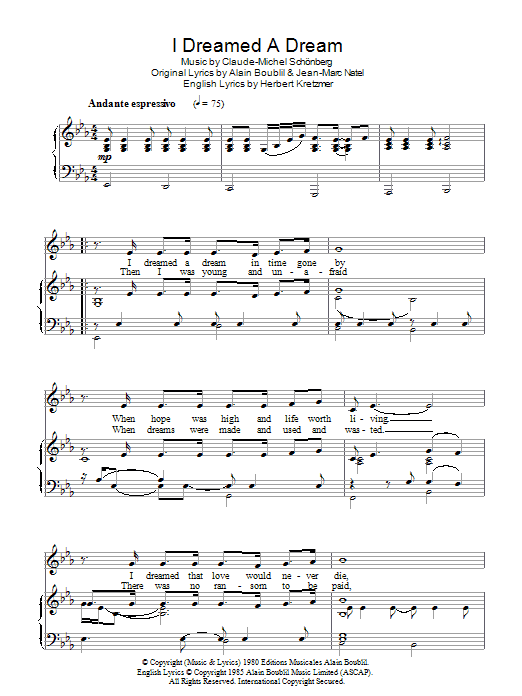 Produktbild zu: I Dreamed A Dream