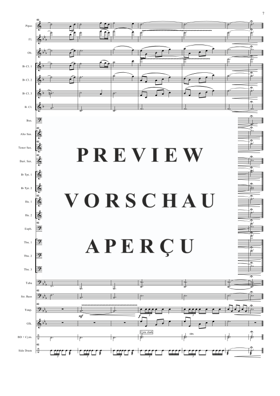Produktgalerie: Seite 10 von 11 Amazing Grace, , Concert Band und Dudelsack Solo
