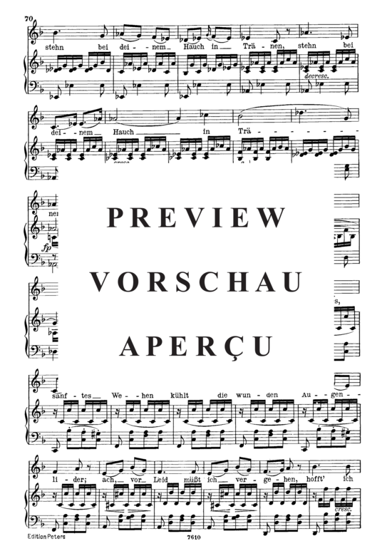 Product gallery: Page 4 of 8 Suleika II, D.717 Um deine feuchten Schwingen, , Low Voice and Piano