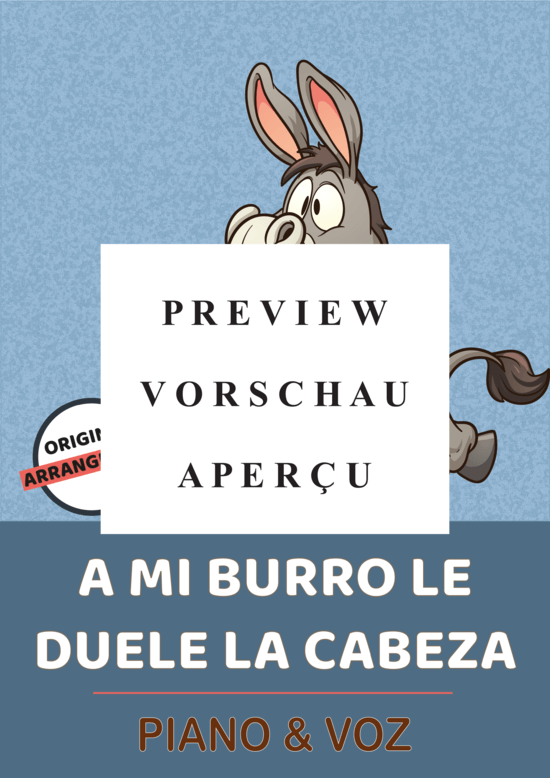 Produktgalerie: Seite 2 von 4 A Mi Burro Le Duele La Cabeza , , Klavier Solo