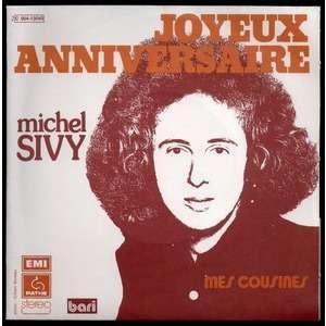 cover: Joyeux Anniversaire, Michel Sivy, Gesang, Klavier