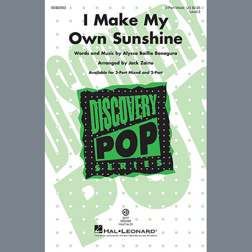 cover: I Make My Own Sunshine (arr. Jack Zaino), Alyssa Bonagura