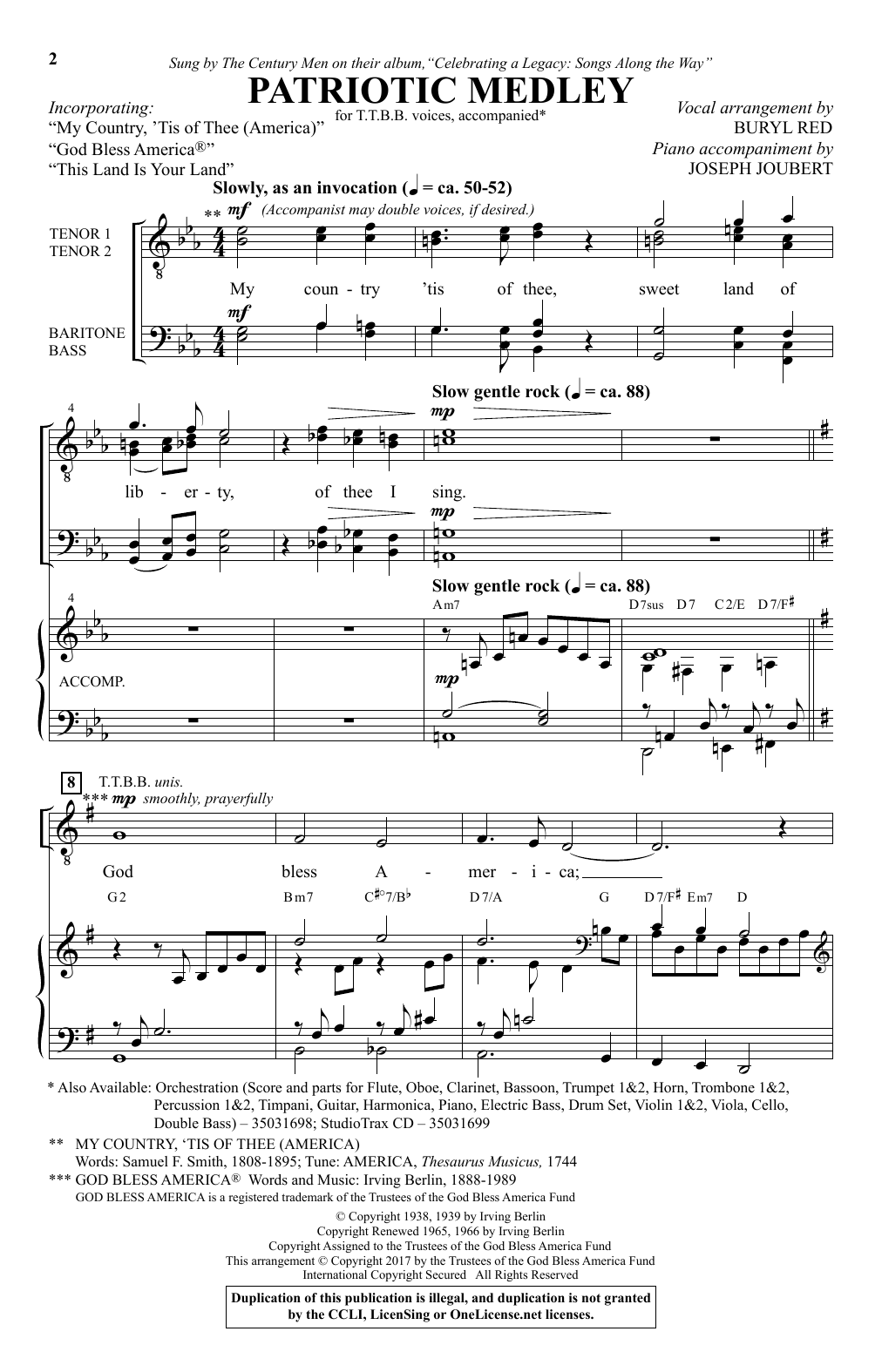 Produktbild zu: Patriotic Medley