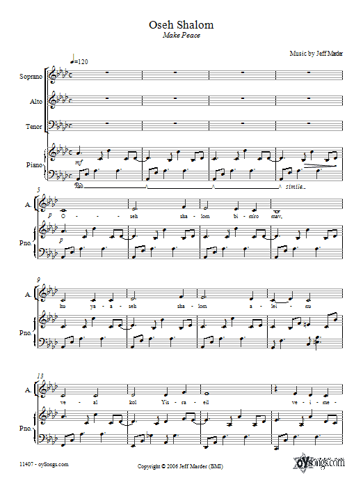 Produktbild zu: Oseh Shalom