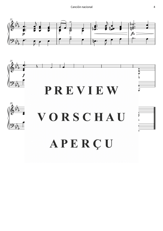 Product gallery: Page 6 of 6 Canción nacional - No. 8 de Piezas líricas, Libro 1, op. 12, , Piano Solo
