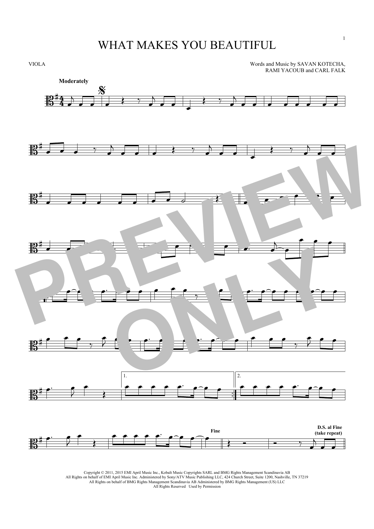 Product gallery: Page 1 of 1 What Makes You Beautiful, One Direction