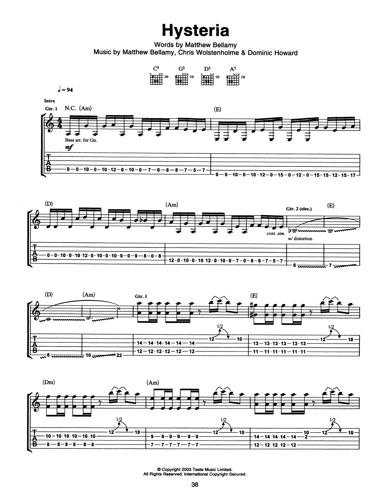 Produktbild zu: Hysteria