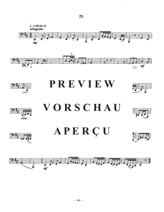 gallery: Thirty-five Elementary Etudes , , (Tuba Solo)
