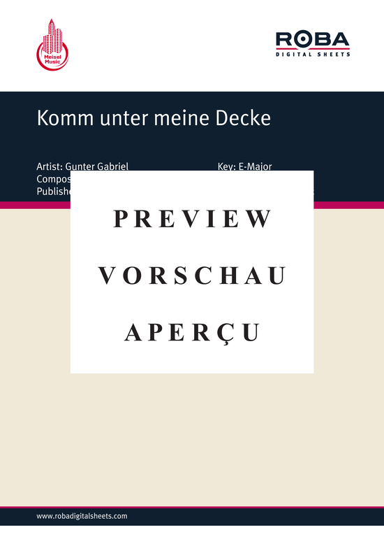 gallery: Komm unter meine Decke , Gabriel, 	Gunter, (Klavier + Gesang)