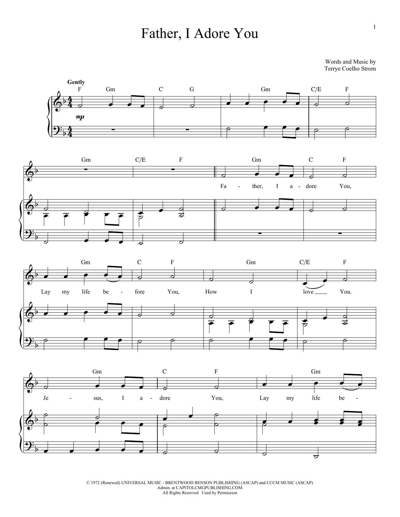 Produktbild zu: Father I Adore You