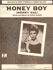 cover: Honey Boy (Honey Gal), Erin O'Brien