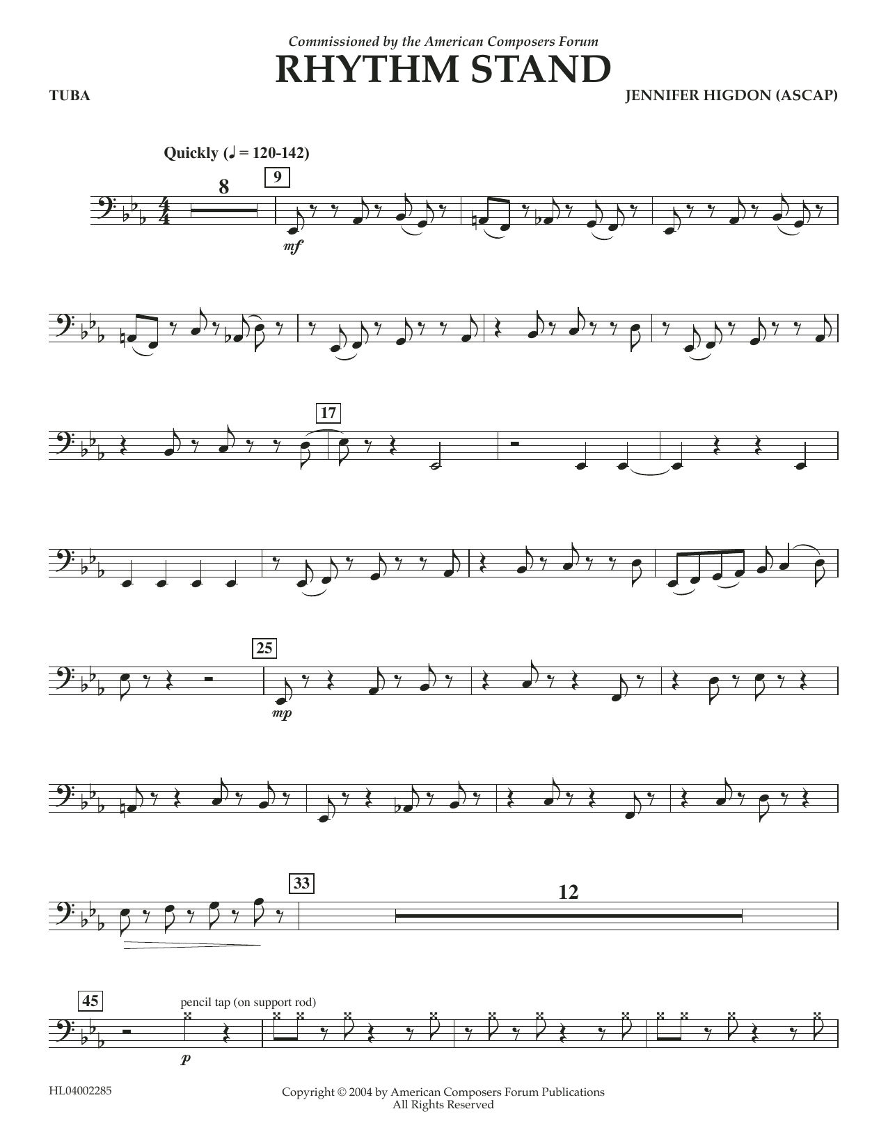 Produktbild zu: Rhythm Stand - Tuba
