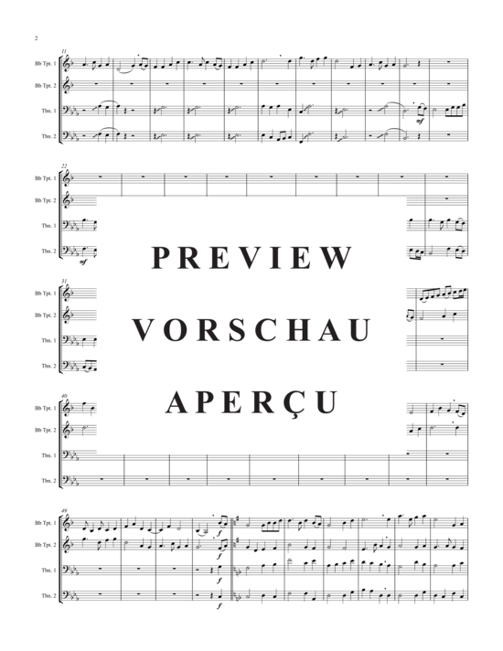 Produktgalerie: Seite 3 von 21 Mountain Music (Music from Appalachia), , (2xTrompete in B, Horn in F, Posaune)