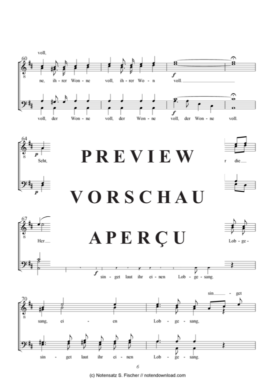 Product gallery: Page 7 of 9 An die Freude , , (male choir)