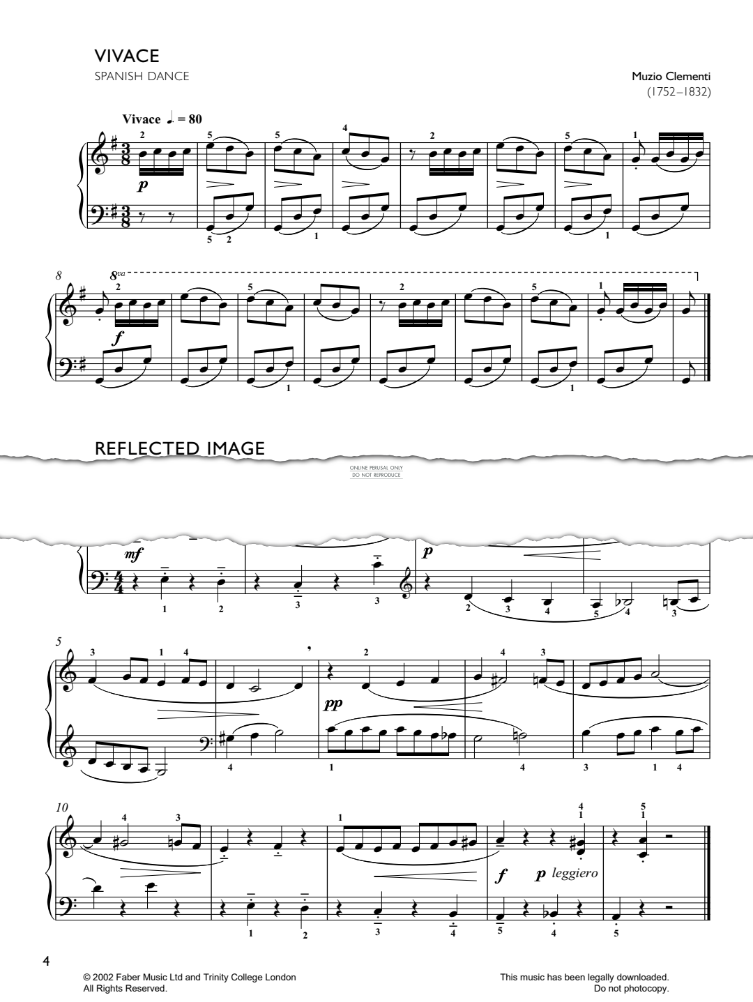 Produktgalerie: Seite 1 von 1 Vivace, Muzio Clementi, Klavier