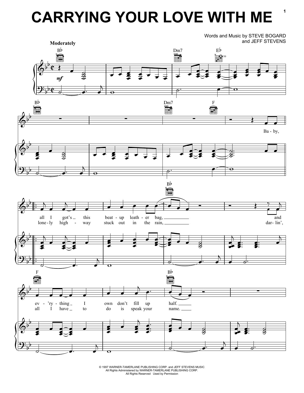 Produktbild zu: Carrying Your Love With Me