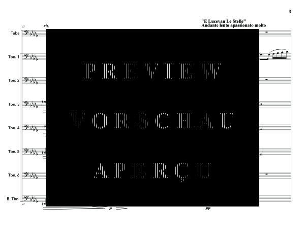 Produktgalerie: Seite 7 von 11 E Lucevan Le Stelle, , Tuba Solo und Posaunenchor