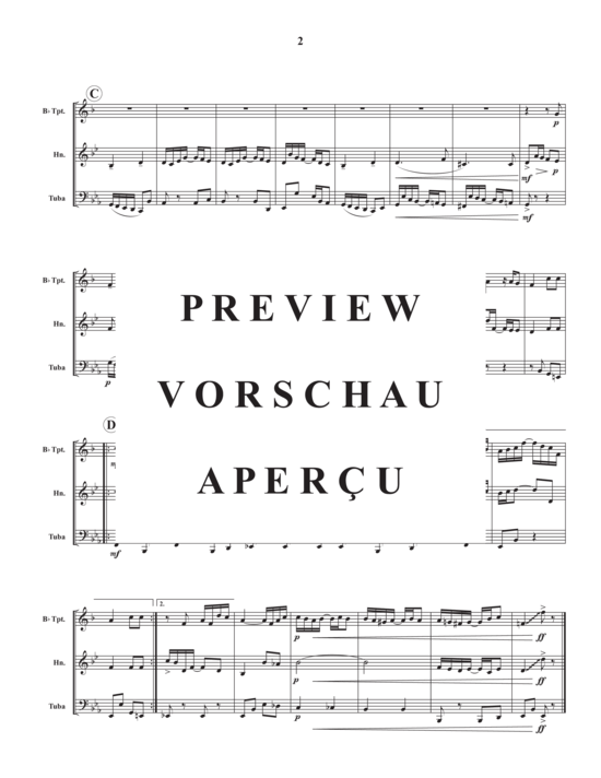 gallery: The Nonpariel , , (Blechbläser Trio für Trompete in B, Horn in F oder Posaune + Tuba)