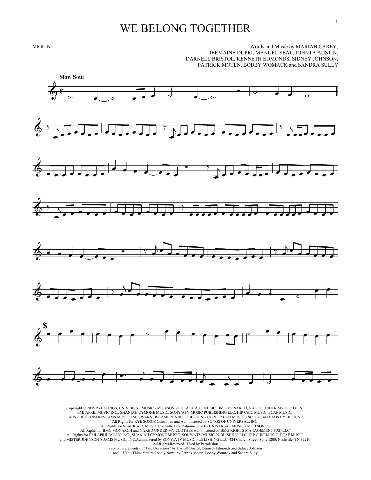 Product gallery: Page 1 of 1 We Belong Together, Mariah Carey