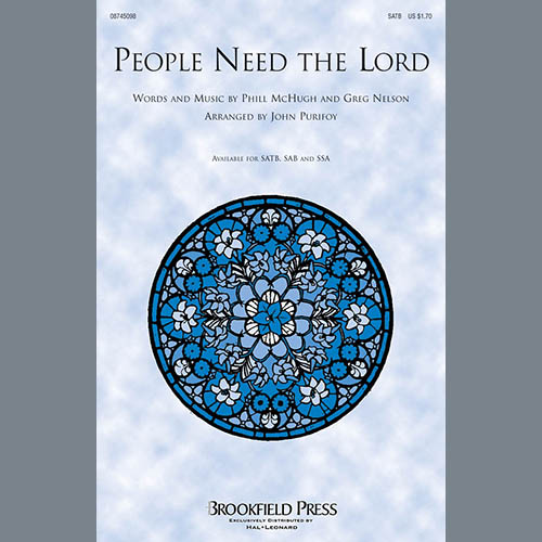 Produktbild zu: People Need The Lord (arr. John Purifoy)