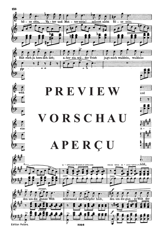 Product gallery: Page 4 of 5 Drang in die Ferne D.770, , High Voice and Piano