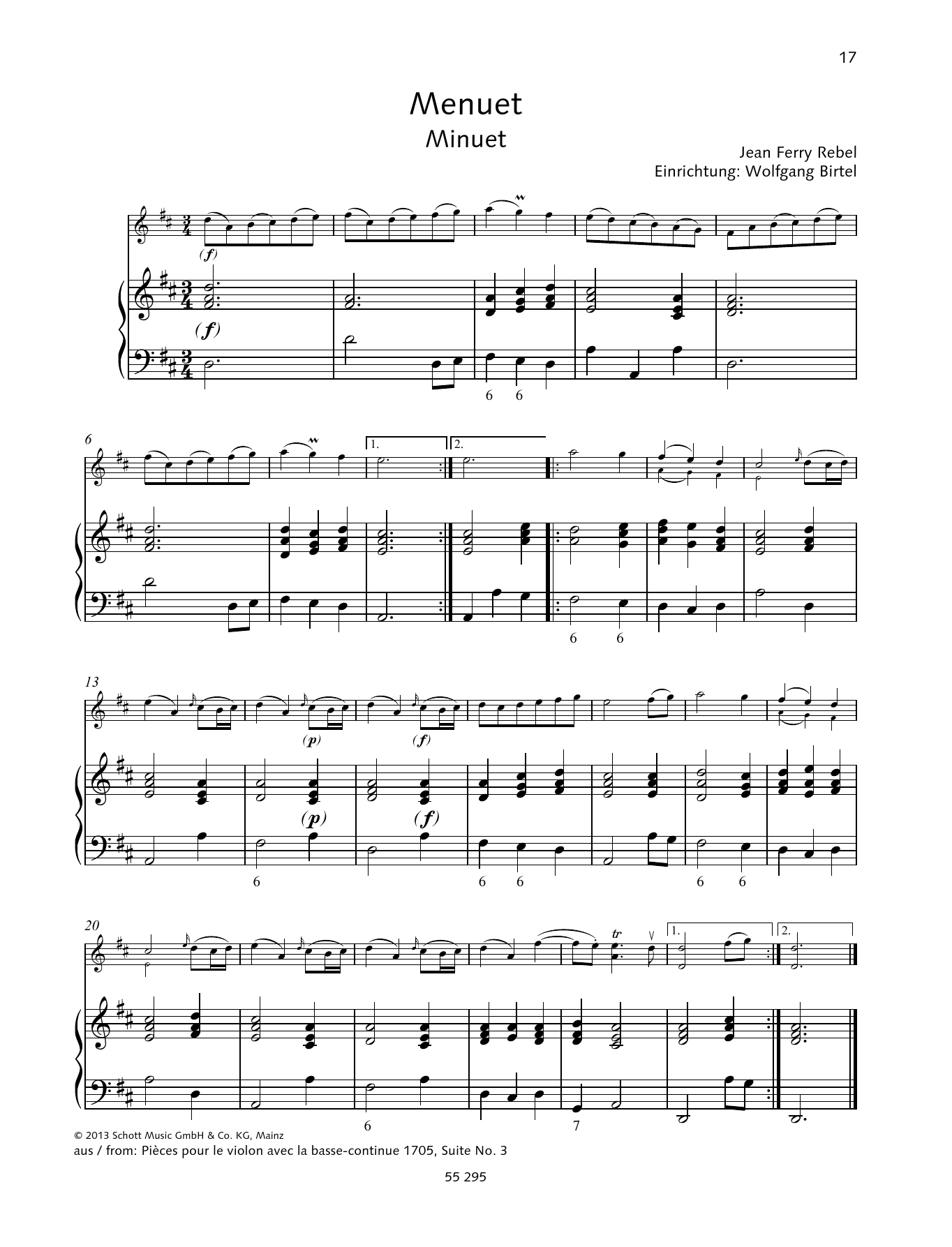 Produktbild zu: Minuet