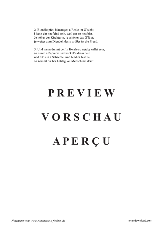 Product gallery: Page 3 of 3 Bin aus und ein ganga im ganza Tirol , , Piano and Voice
