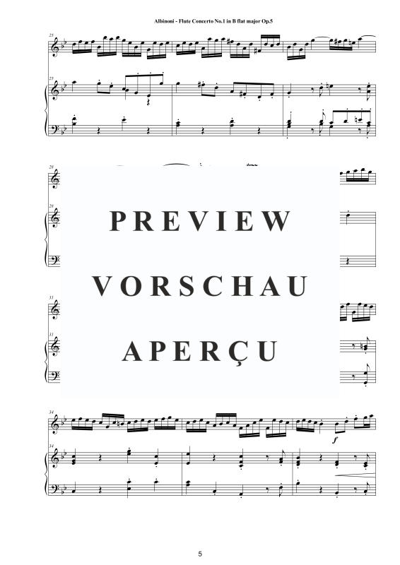 Product gallery: Page 6 of 11 12 Flute Concertos Op.5, , Flute and Piano/Harpsichord
