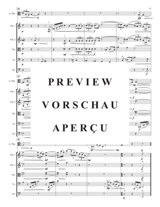 Produktgalerie: Seite 17 von 21 Concertino , , (Altposaune und Streichquintett)
