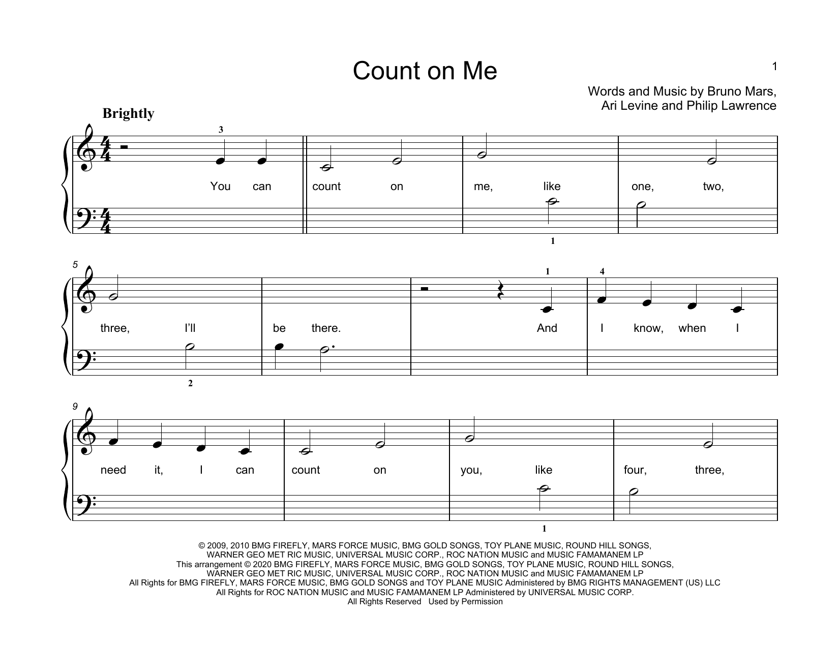 Product picture to: Count On Me