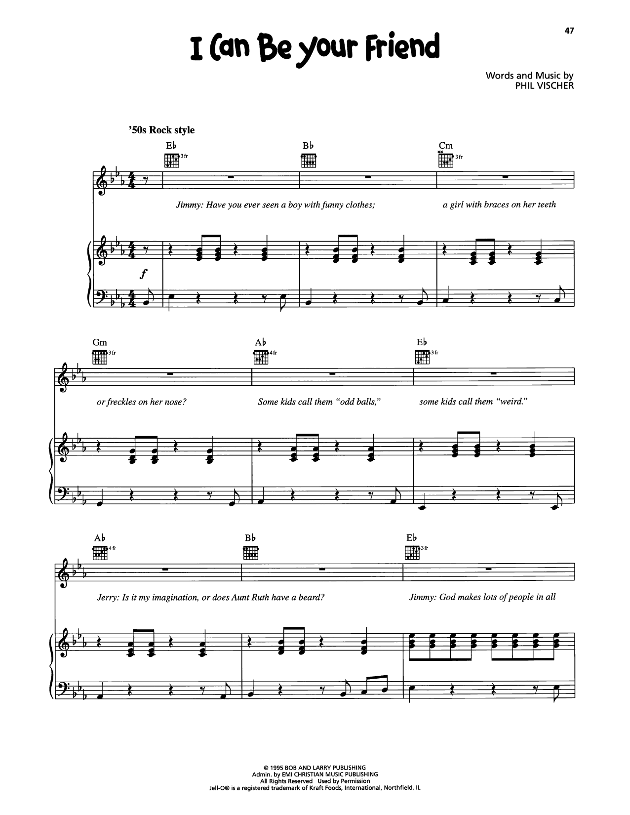 Produktgalerie: Seite 1 von 1 I Can Be Your Friend, VeggieTales, Gesang, Gitarre, Klavier