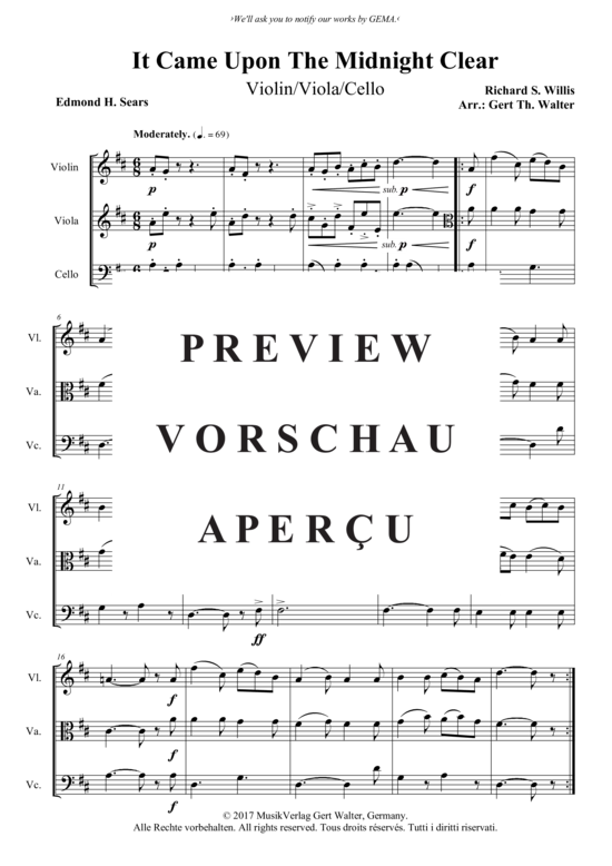 Produktbild zu: It Came Upon The Midnight Clear Richard S. Willis