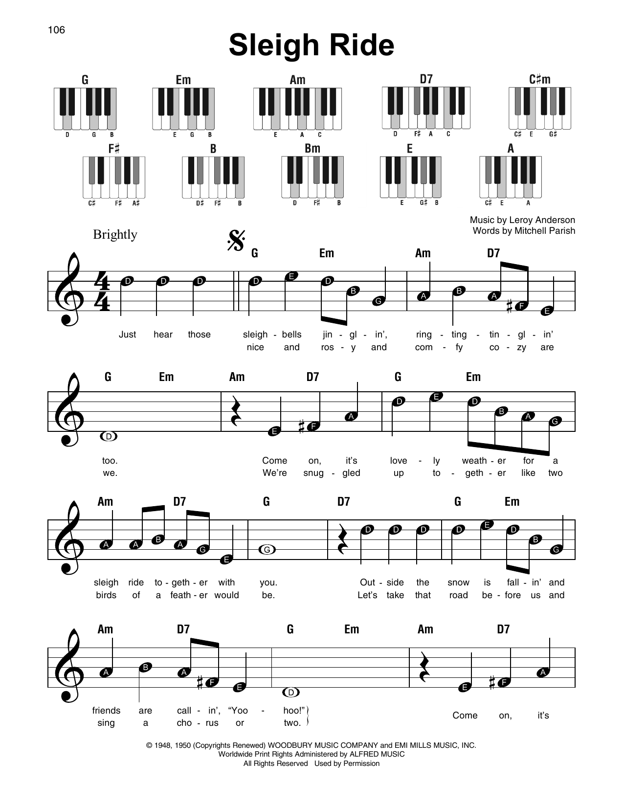 Product gallery: Page 1 of 1 Sleigh Ride, Leroy Anderson