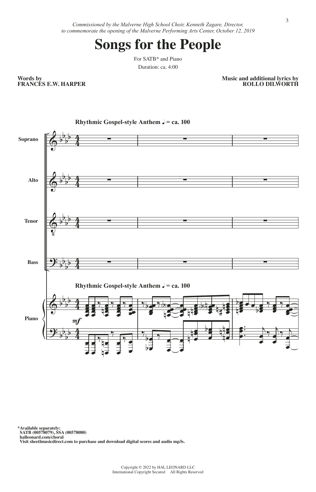 Produktbild zu: Songs For The People