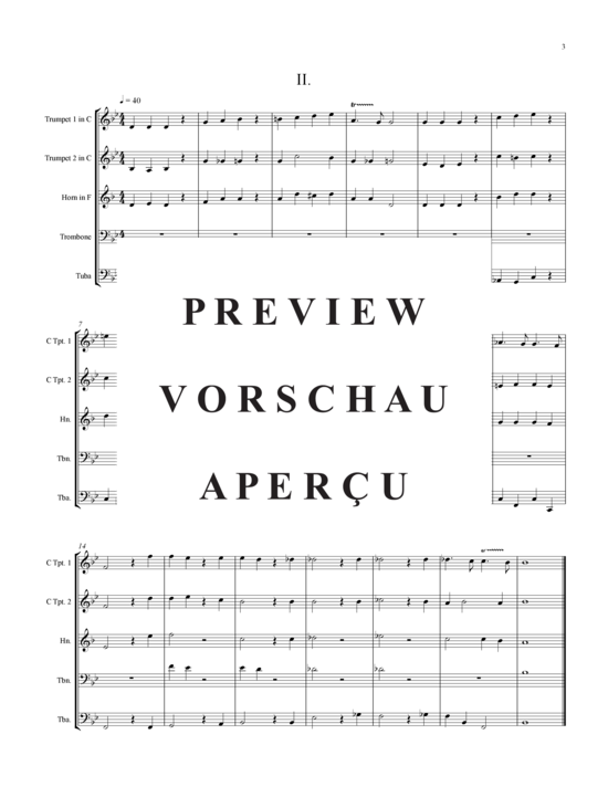 Produktgalerie: Seite 4 von 21 Sonata , , (Blechbläserquintett + Alternativ-St.)