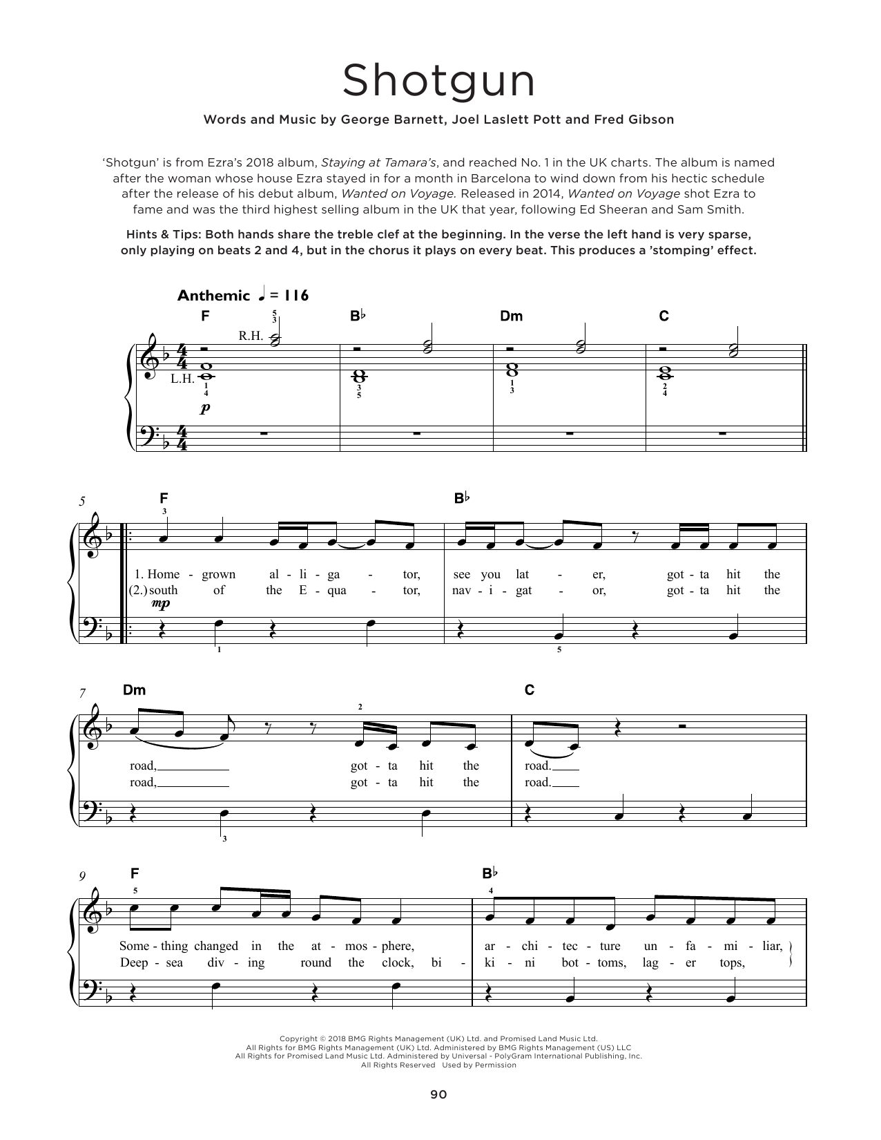 Product picture to:  Shotgun - George Ezra