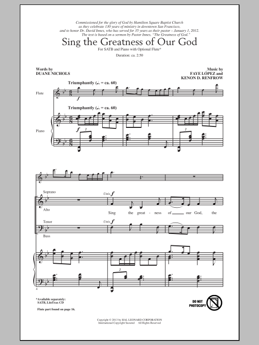 Produktbild zu: Sing The Greatness Of Our God