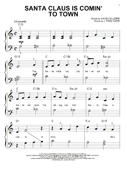 Produktbild zu: Santa Claus Is Comin' To Town