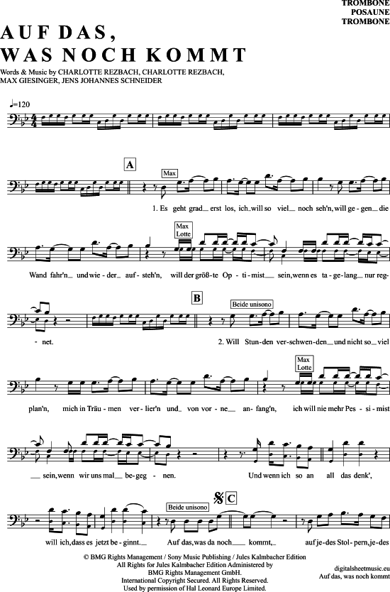 Product picture to: Auf Das, Was Noch Kommt Lotte und Max Giesinger