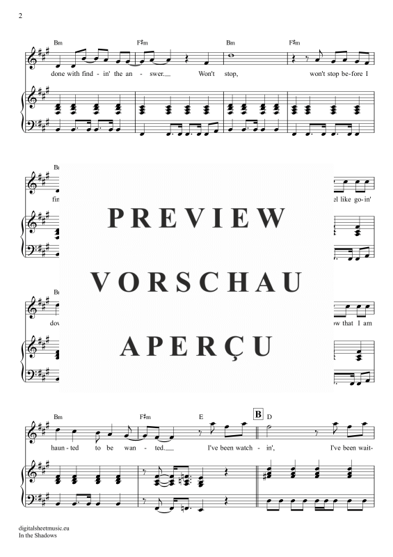 gallery: In The Shadows, Rasmus, Gesang mit Klavierbegleitung