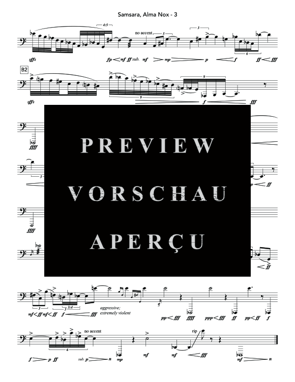 Produktgalerie: Seite 7 von 8 Samsara, Alma Nox, , (Tuba Solo)