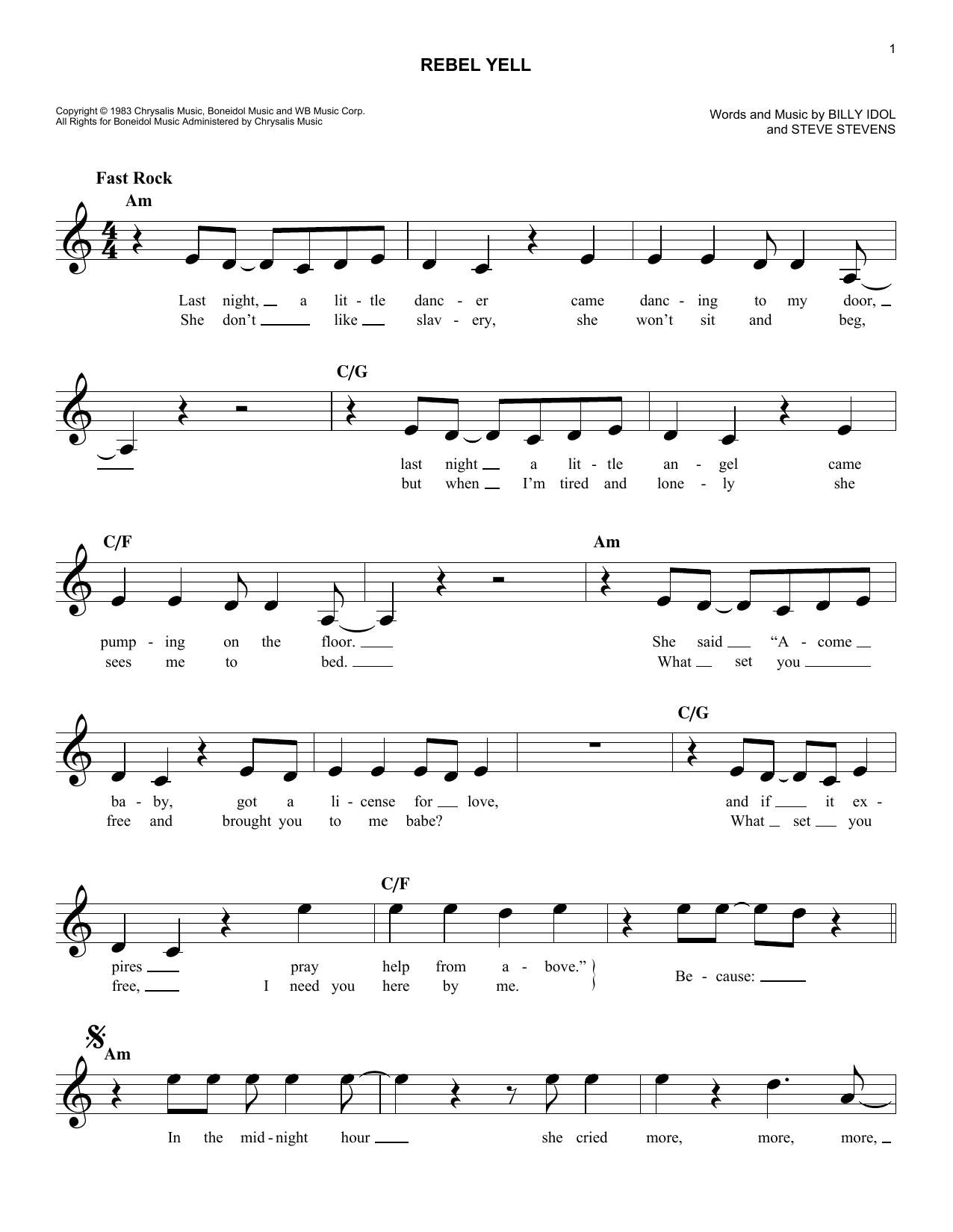 Produktbild zu:  Rebel Yell - Billy Idol